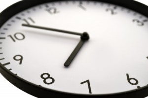 Close-up of wall clock