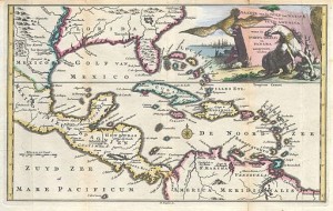 Antique map of Florida
