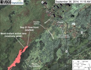 USGS 9-26-14 Map of June 27 Hawaiian lava flow