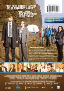 Back of DVD case for Broadchurch Season 1 DVD