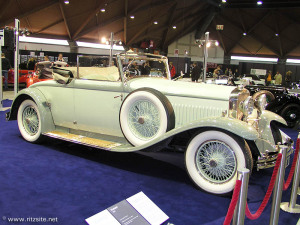 Cream-colored Hispano-Suiza T49 cabriolet 1929 by Cuspide2006 on wikimedia commons