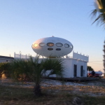 Spaceship House, Pensacola Beach, FL, by Judy K. Walker