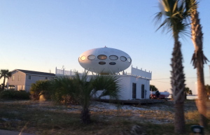 Spaceship House, Pensacola Beach, FL, by Judy K. Walker