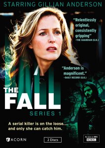 The cover of the BBC TV show "The Fall, Series One"