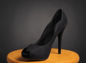 Black "Stiletto Shoe" by Boaz Yiftach