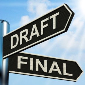 “Draft Final Signpost Means Writing Rewriting And Editing” by Stuart Miles from freedigitalphotos.net