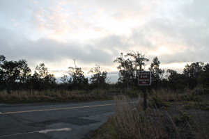 View while stuck on Volcano Park Rd by Judy K. Walker