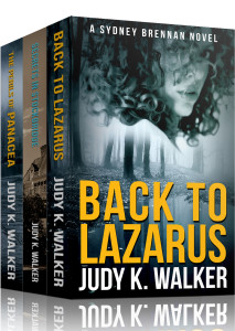 3D Cover for the first Sydney Brennan Mysteries Box Set by Judy K. Walker, to be released Summer 2015
