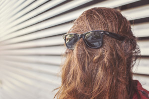 Long hair with sunglasses by Ryan McGuire from stocksnap.io