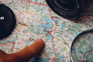 Map, camera and magnifying glass by Michal Kulesza from stocksnap.io