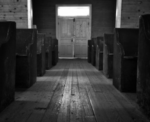 Church pews by Benjamin Faust from stocksnap.io