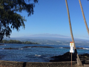 View from Richardson Beach Park (Hilo, HI) by Judy K. Walker