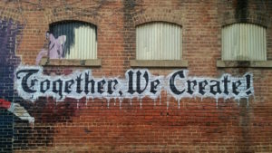 Together we Create mural by My Life Through a Lens from stocksnap.io