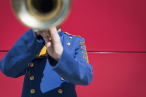 Trombone player in uniform by Ryan McGuire form stocksnap.io