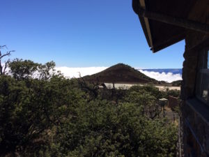 Mauna Kea Visitor Center bathroom view by Judy K. Walker