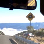 17% Road grade sign atop Mauna Kea by Judy K. Walker