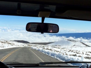 Mauna Kea snow by Judy K. Walker