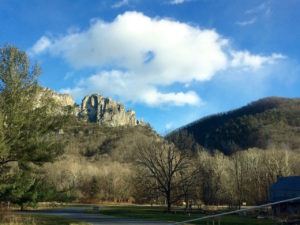 Seneca Rocks park entrance by Paul Normann