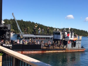 2017 Friday Harbor boat parade by Judy K. Walker