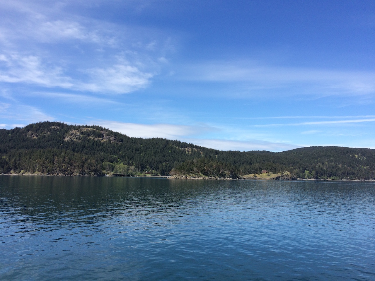 Another island view from Anacortes ferry by Judy K. Walker