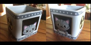 The two faces of my Schrodinger's Cat mug