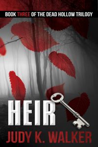 The ebook cover for Heir, Book 3 of the Dead Hollow trilogy